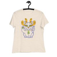 Lucky Kitty Women's Relaxed T-Shirt