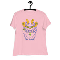 Lucky Kitty Women's Relaxed T-Shirt