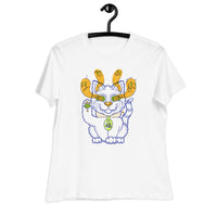 Lucky Kitty Women's Relaxed T-Shirt